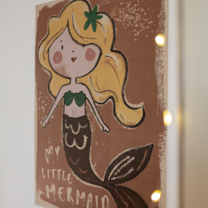 kids poster mermaid