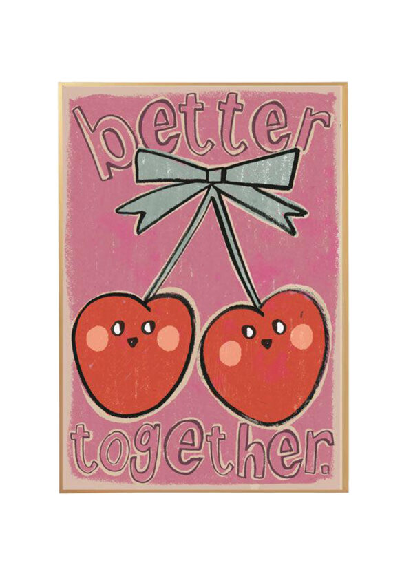 kids poster cherries