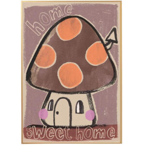 kids poster mushroom