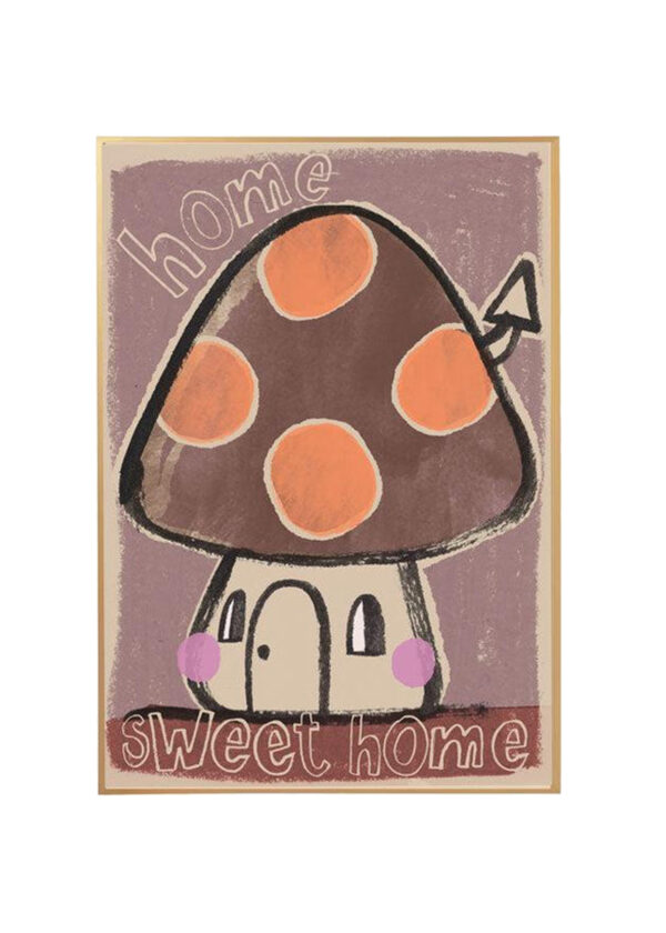 kids poster mushroom