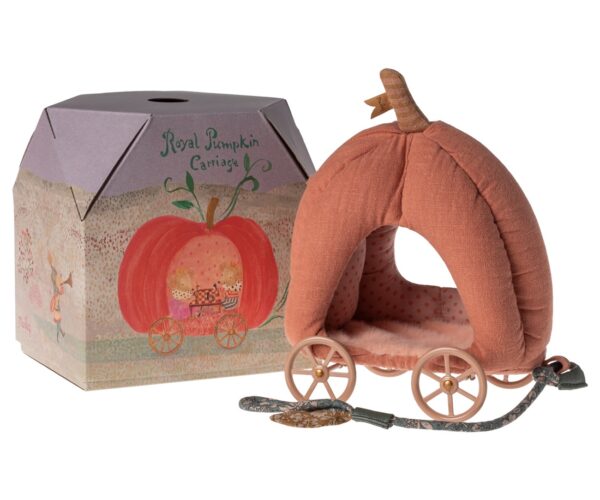 maileg pumpkin carriage for mouse toy