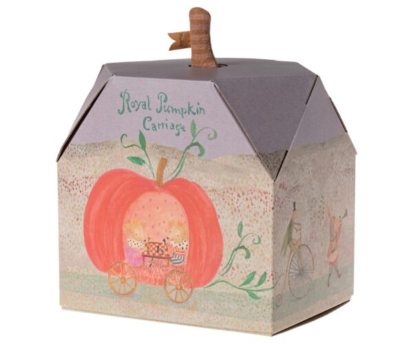 maileg pumpkin carriage for mouse toy