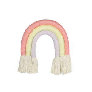 rainbow decor coral light yellow lavender