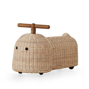 rattan ride on kids scooter