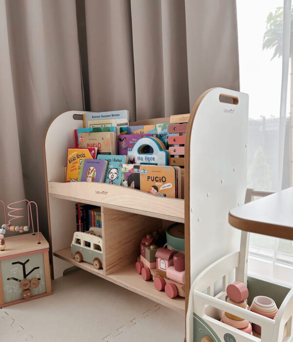 smart montessori library shelf