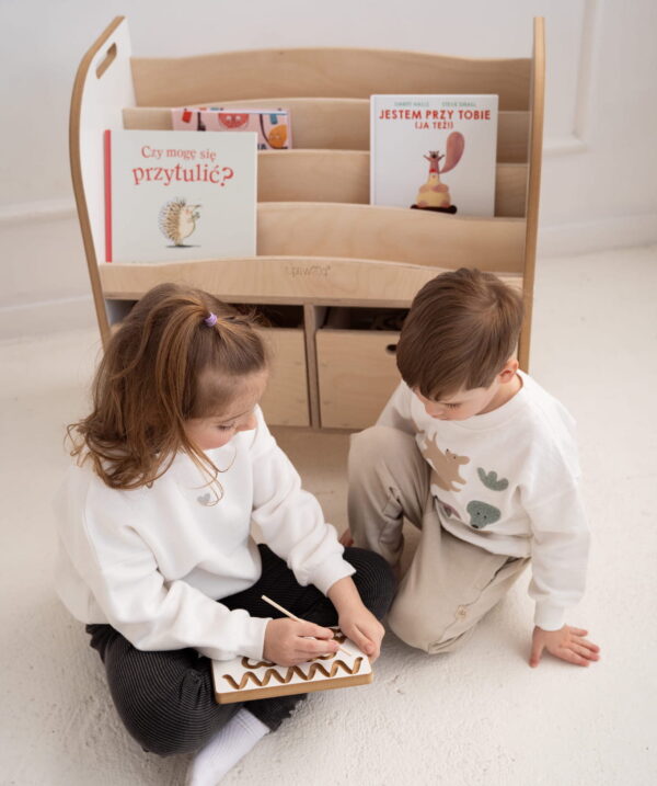 smart montessori library shelf