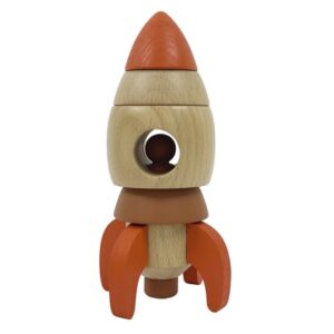 stacking toy rocket