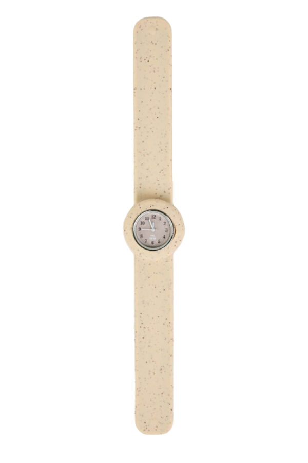 silicone watch for kids and adult strapies speckled nude