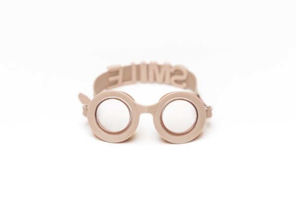 kids swimming goggles ivory smile