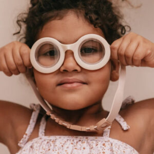 kids swimming goggles soft blush dream