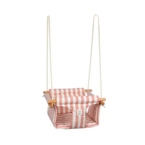 swing striped pink