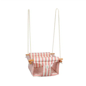 swing striped pink