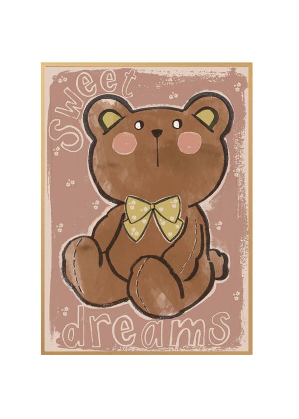 kids poster teddy