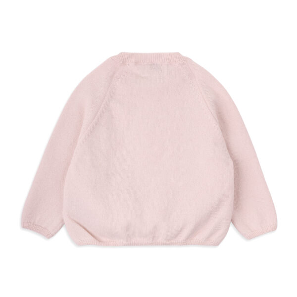 uzi knitted sweater and corin knitted trouser peony pink