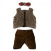 maileg vest pants and bow tie for grandpa mouse