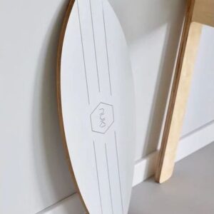 wave balance board white