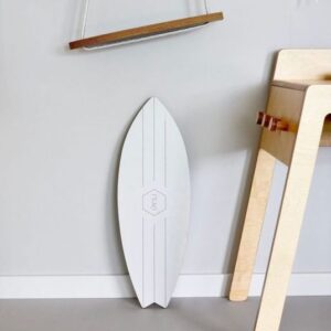 wave balance board white