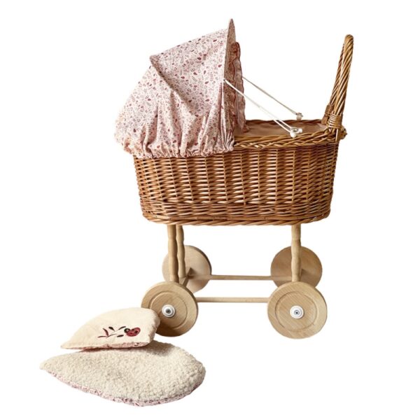 wicker pram ladybug